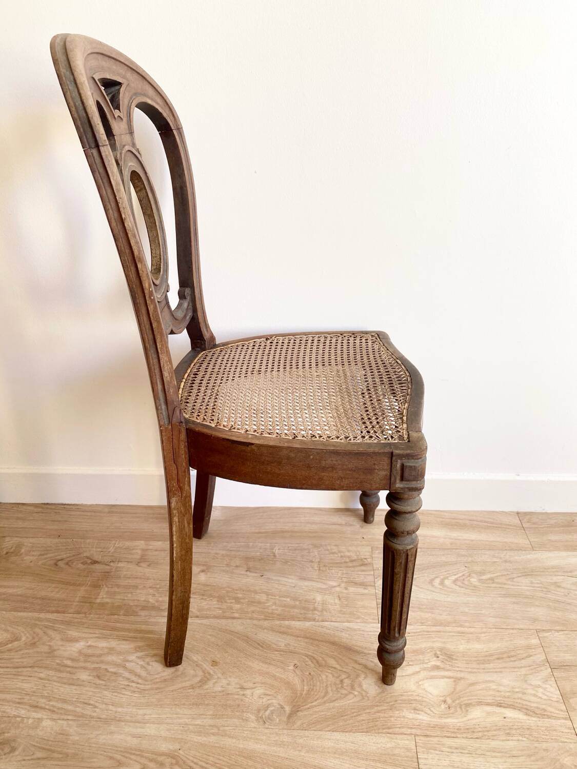 Caned chair