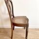 Chaise cannage