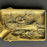 Cendrier ancien en bronze