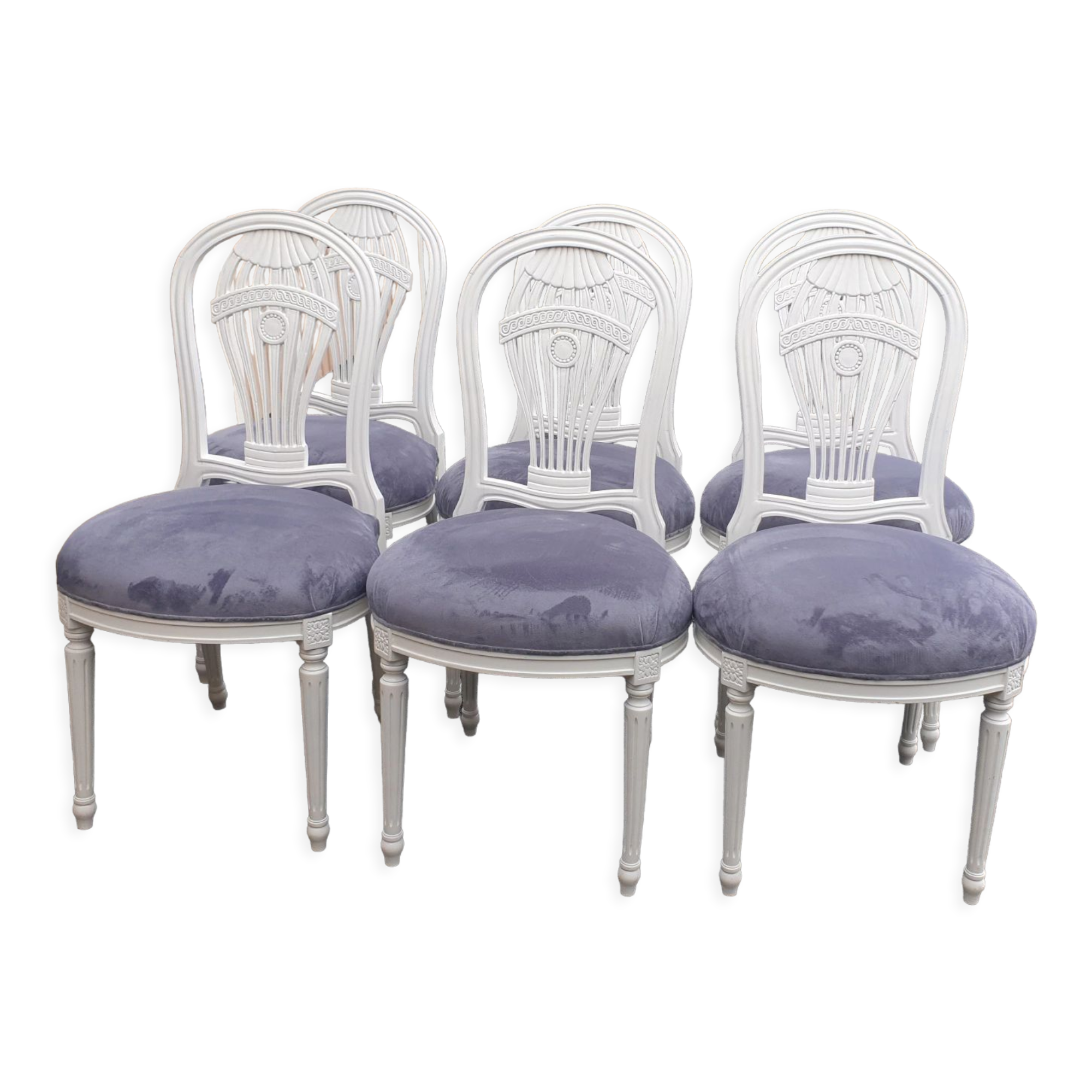 6 Louis XVI chairs