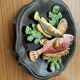 Palissy Vallauris majolica wall plate circa 1950