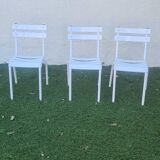 Set of 3 Tolix chairs
