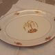 Limoges porcelain oval dish astral art deco model