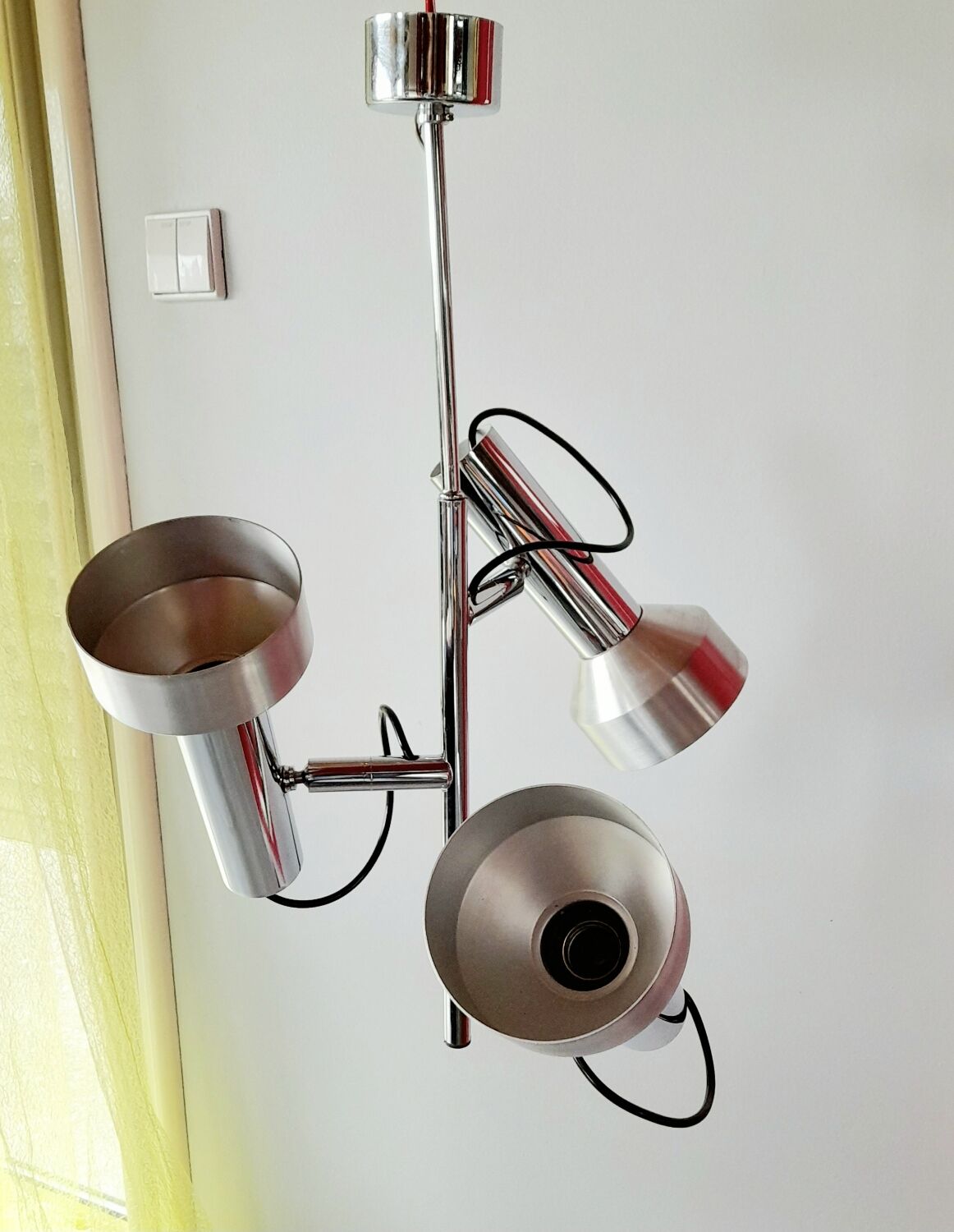 Chandelier space age 3 spots