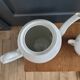 Sugar bowl and coffee pot