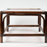 Table de salon en rotin