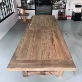 Table de Ferme Kingstone en Chêne Massif ancien - 300 cm de long