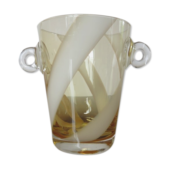 Murano glass ice bucket