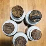 5 spice pots made in France