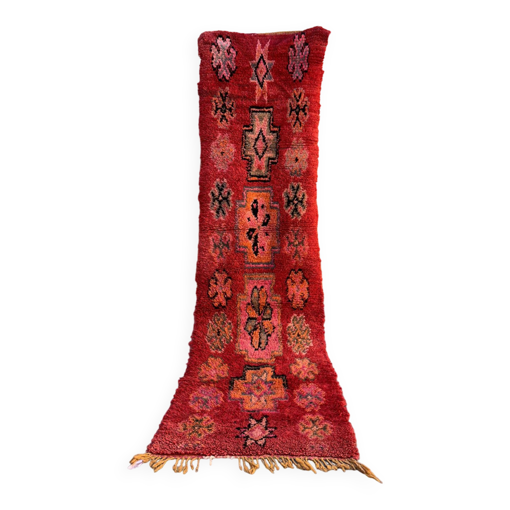 Tapis Marocain boujad rouge