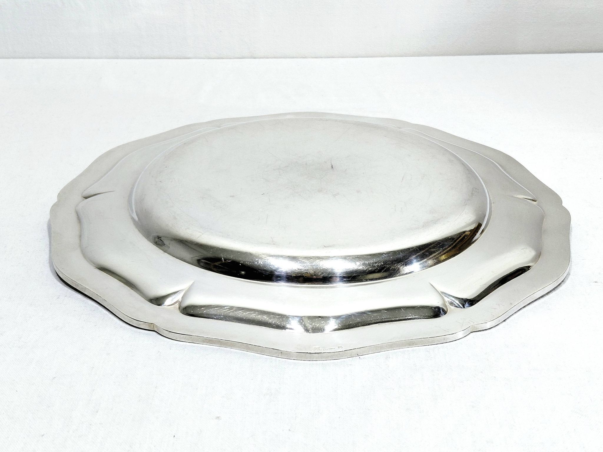 Christofle - Plat contours en métal argenté