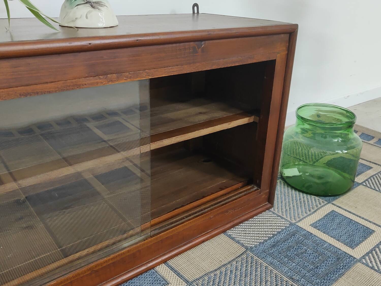 Small display case or glass wall shelf