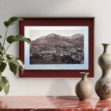 Chambéry, Savoie, photo print from 1942.