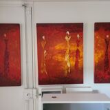 Tableau tryptique