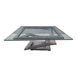 Table basse fleur de