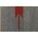 1970s Turkish Oushak Handmade Wool Cotton Red Runner Rug 73x261