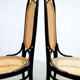Ensemble de 4 chaises à manger design vintage Thonet