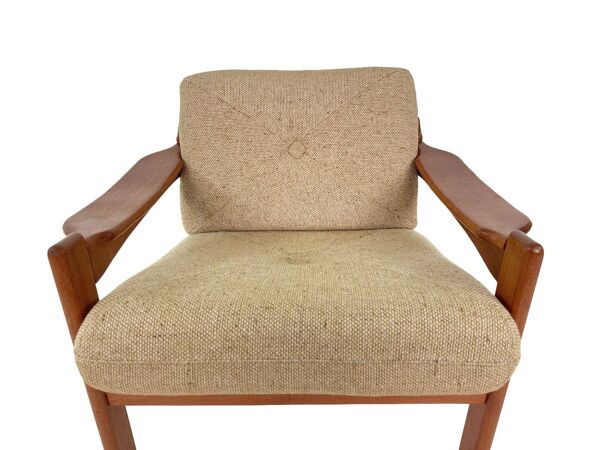 quatre chaises à bras vintage danoises rares par Niels Bach, années 1960