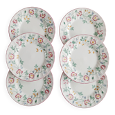 Lot de 6 assiettes à dessert Churchill, briar rose