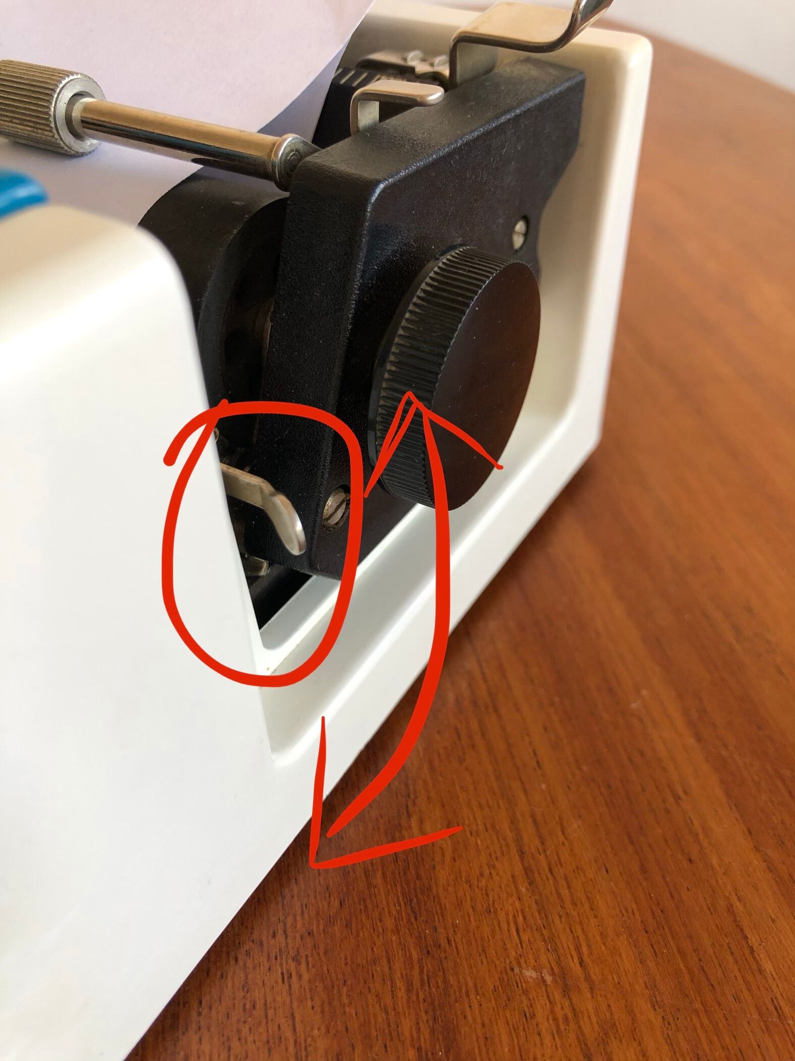 Underwood 315 typewriter from 1968