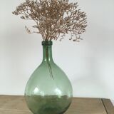 Vintage green demijohn