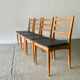 Ensemble de 4 chaises de salle à manger de style mid-century par Schreiber Furniture
