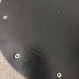 Modernist design leather mirror from the 40s