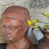 Young man's head original artist modeling