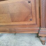 Henri 2 style display cabinet with shelves.