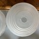 Translucent glass saucer suspension