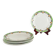 Set of 6 Sarreguemines "Maroussia" dinner plates, early 20th century