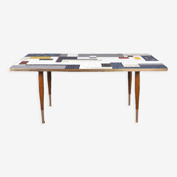 Mosaic coffee table from Ilse Möbel, 1950s