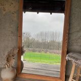 Wooden mirror