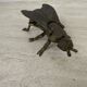 Brass ash tray fly shaped vintage , 1970s
