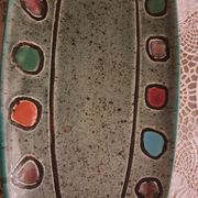 Plat décoratif en céramique. Adolf Burkart
