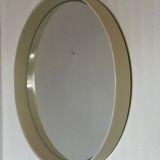 Vintage pop round mirror 1970s 49x49cm