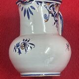 Malicorne Milk Jug, Rouen decor, Emile Tessier, 9 cm
