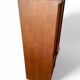 Double filing cabinet with curtains