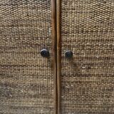 Rattan shelf