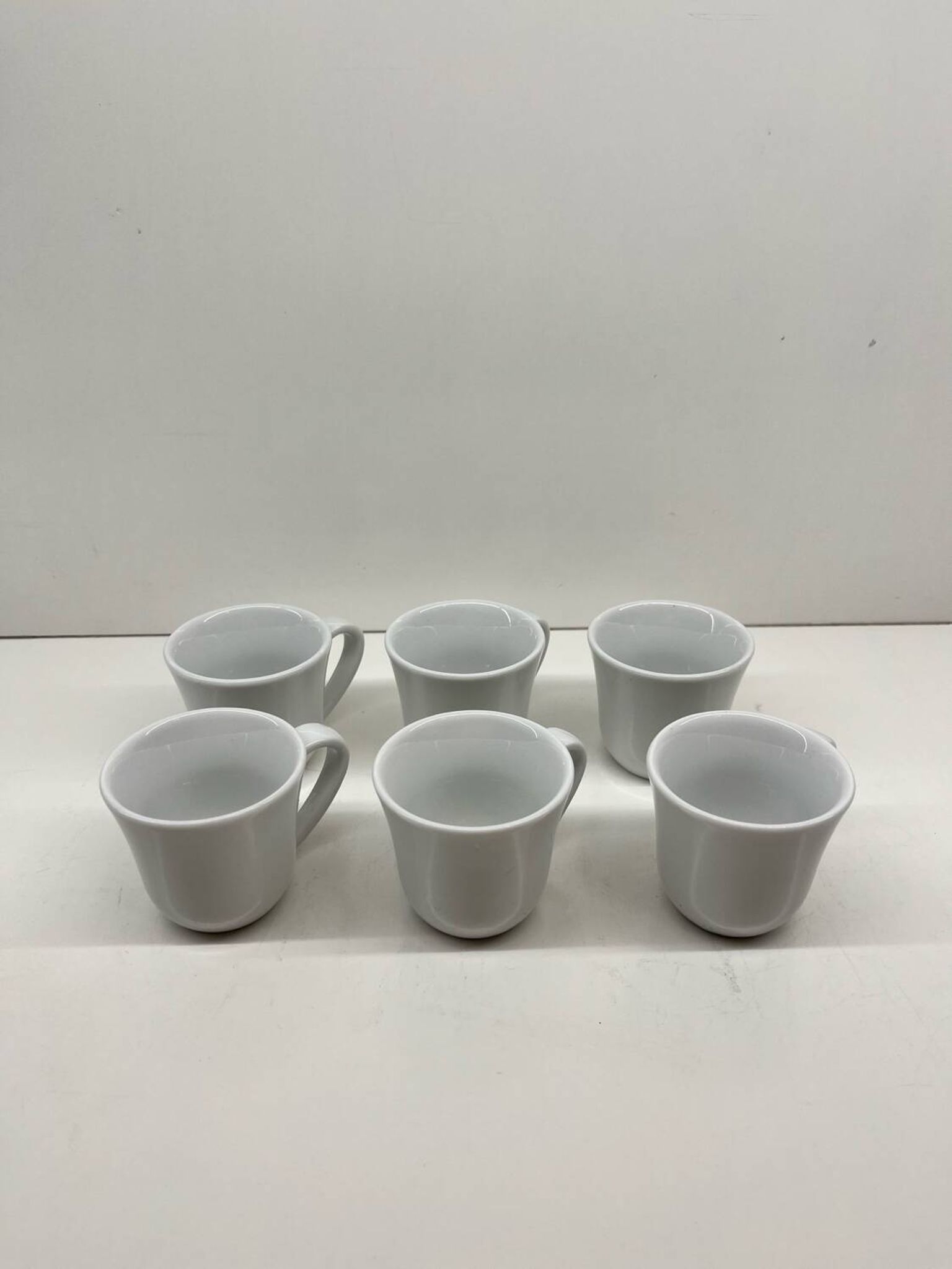 Set of 6 Alessi moka cups – KU – Toyo Ito – White porcelain – From