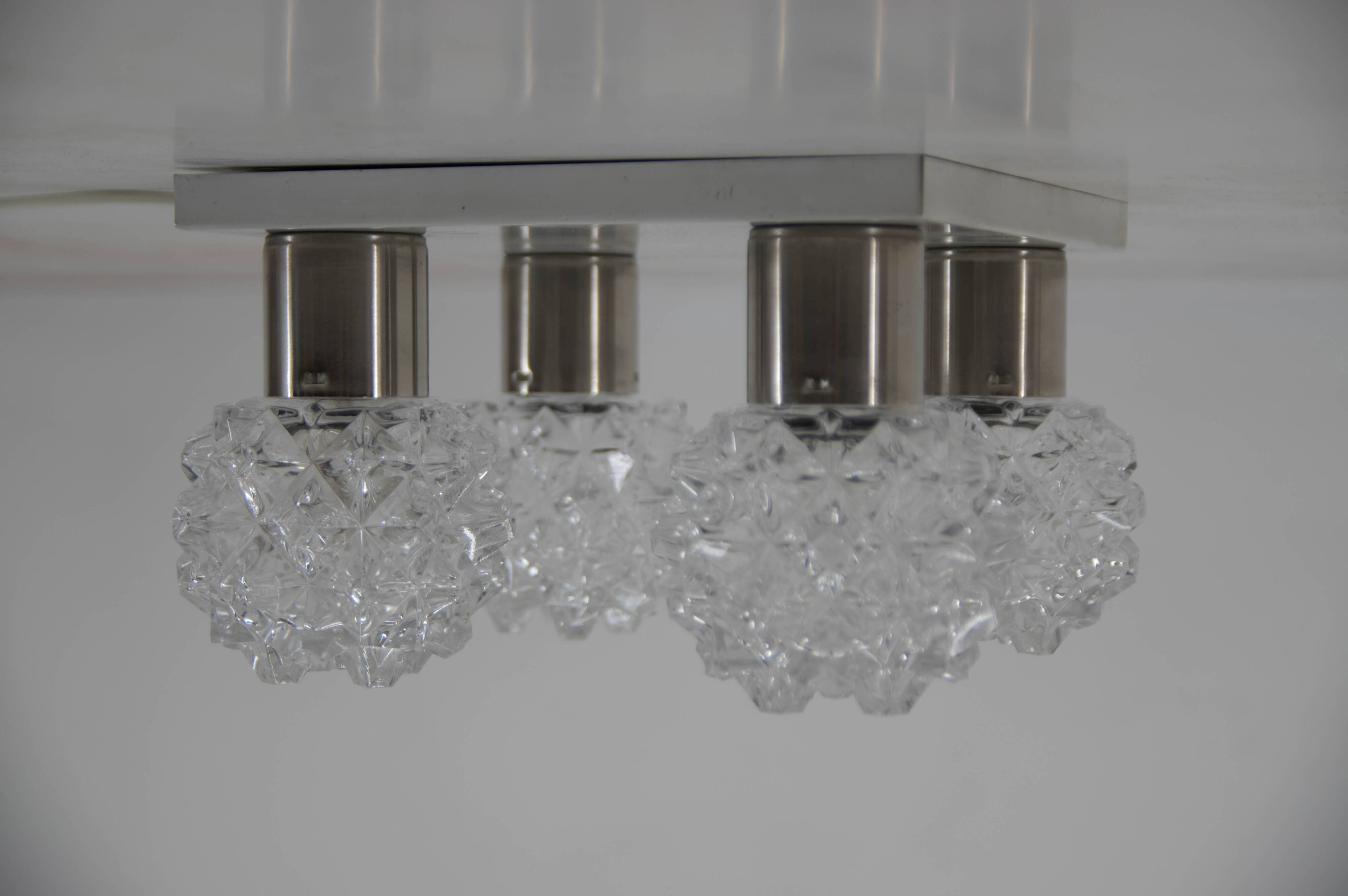 Flush Mount by Kamenicky Senov, 1970s