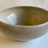 Pair of enamelled sandstone bowls