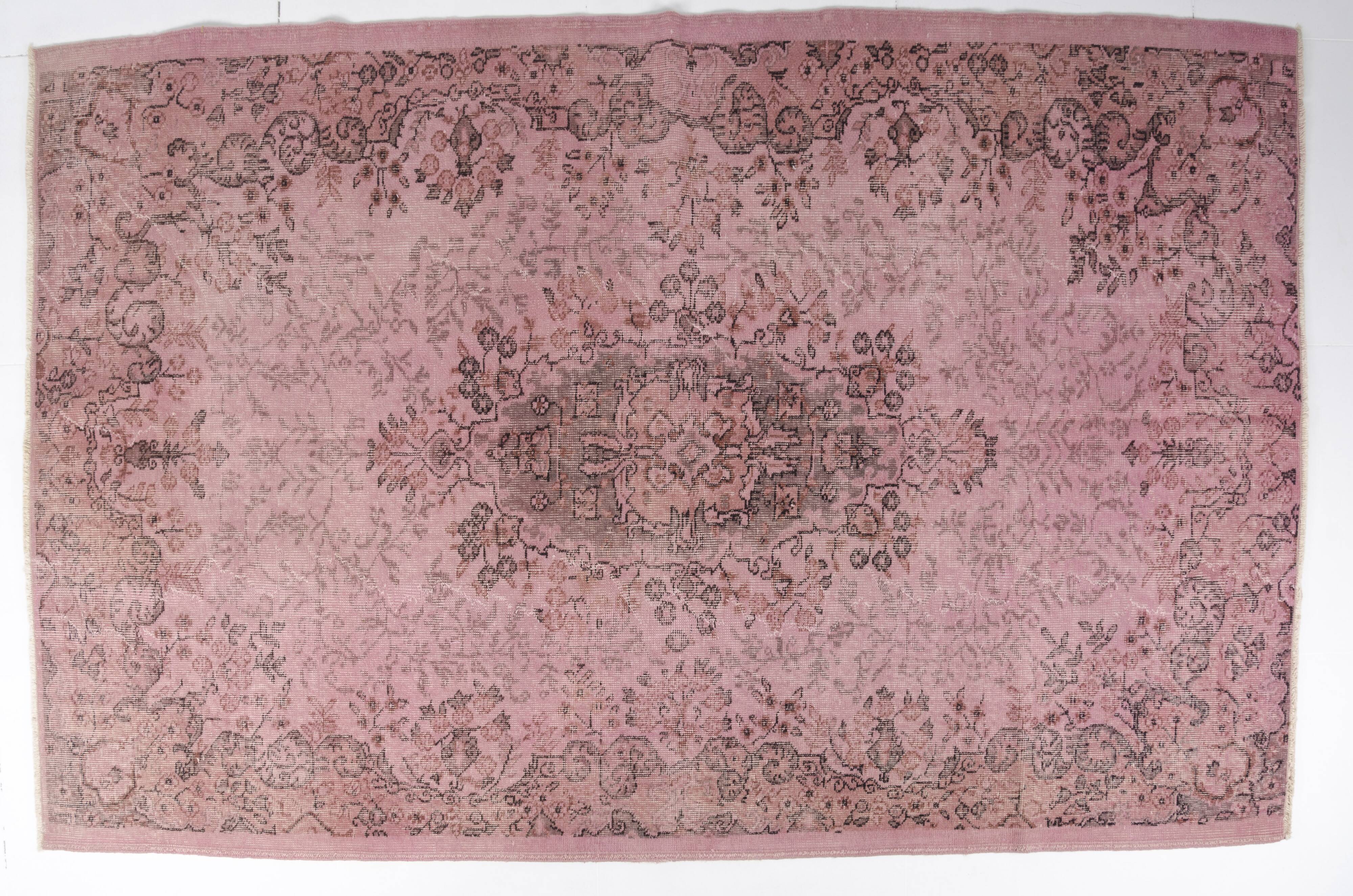 Home Decor Vintage Oushak Pink Rug sku 2530