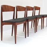 Set of 4 Danish chairs Jydsk Mobelindustri, 1960s
