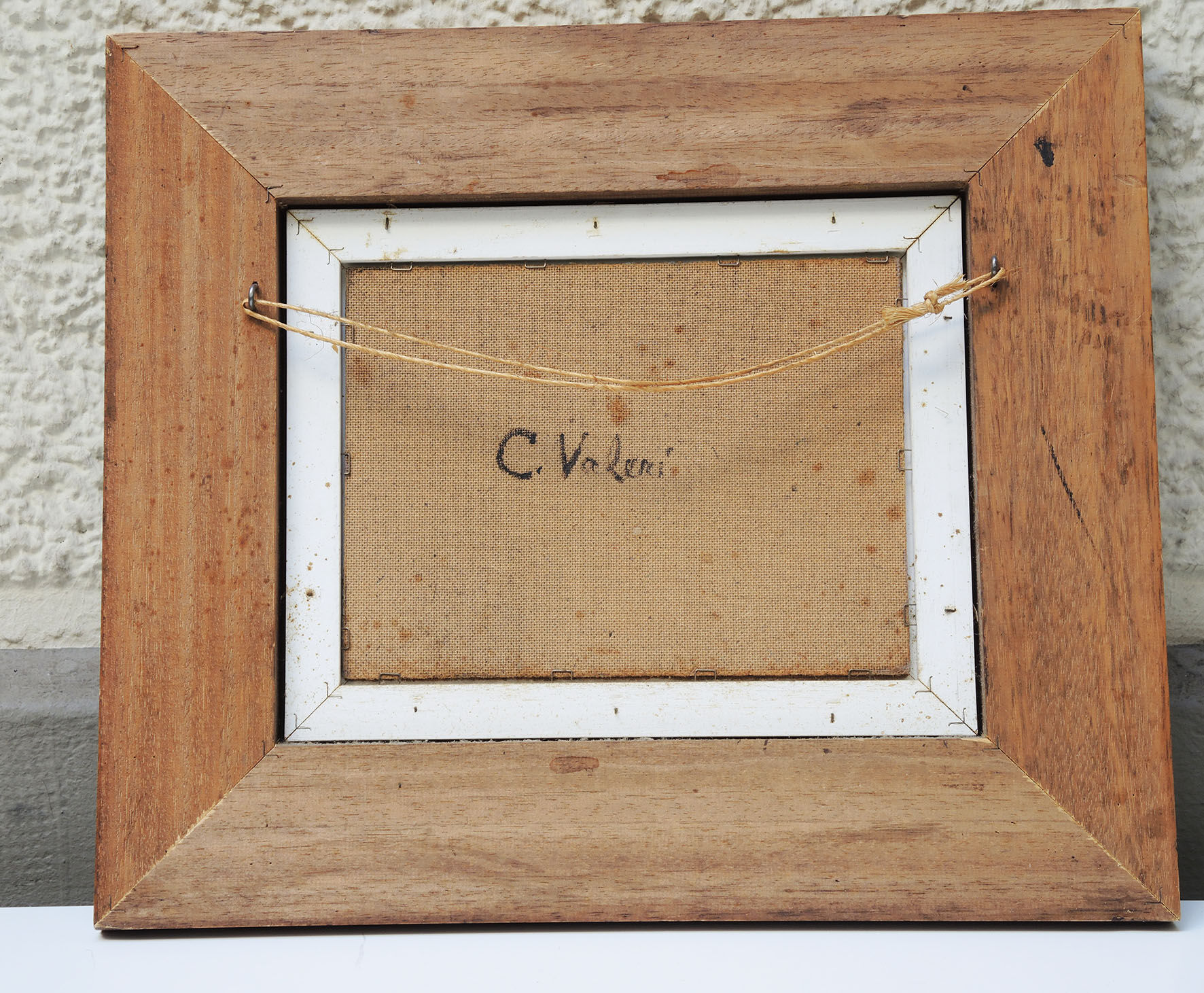 Old oil painting signed and framed