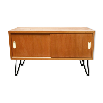 1960s little sideboard with sliding doors