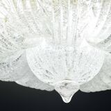 Garda, luxury Italian Murano glass ceiling light or flush mount, 1980s