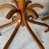 Coat rack swivel parrot Baumann bistro style 1960 curved wood