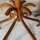 Coat rack swivel parrot Baumann bistro style 1960 curved wood