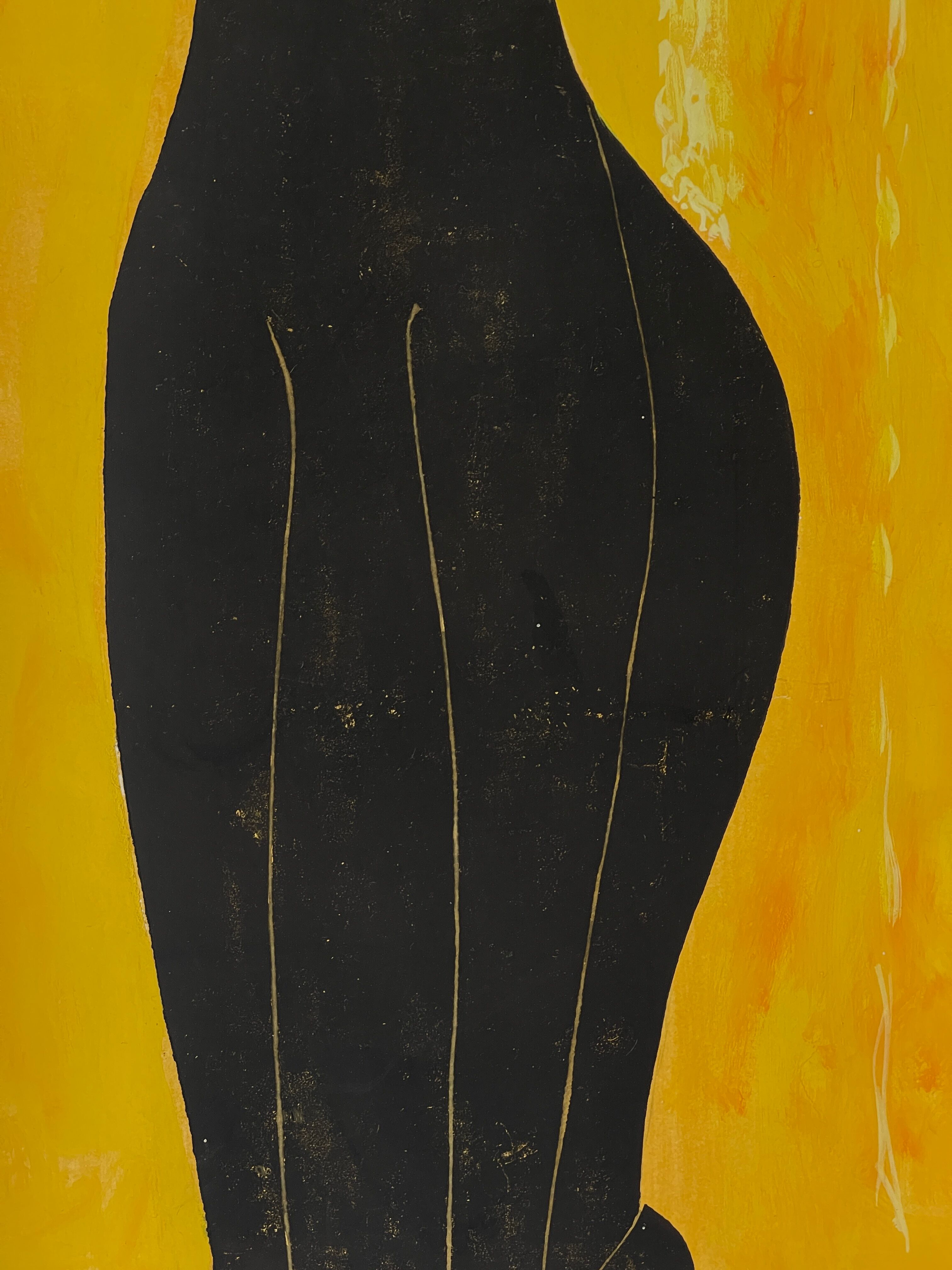 Gouache sur papier  d'etienne poirier
